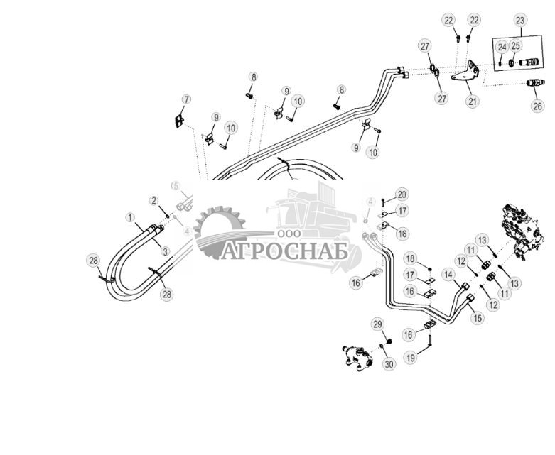 Вспомогательные гидравлические линии и фитинги - ST1492 205.jpg